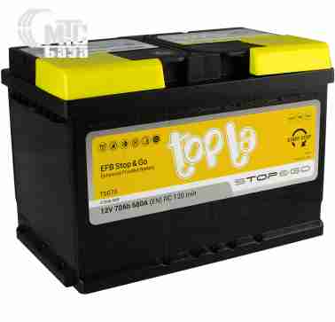 Аккумуляторы Аккумулятор Topla 6 CT-70 R  EFB Stop & Go [112070]  EN680 А 278x175x190 мм